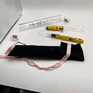 Andy Warhol Marilyn Pen by Recife Rollerball Pen Yellow Pop Art Limited Edition